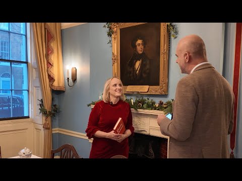 Spending Christmas at Charles Dickens' house with his great-great-great-granddaughter. My interview.