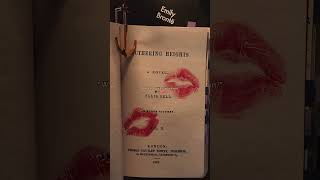 Moments from reading Wuthering Heights 💔 #classicliterature #wutheringheights #annotations #booktube