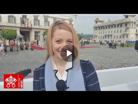 Pope Francis has landed in Hungary