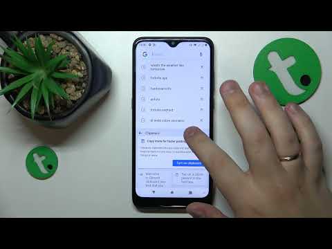 How to Activate the Keyboard Clipboard on ALCATEL 1SE