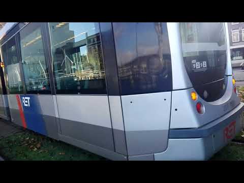 defecte RET tram lijn 2 richting Beverwaard