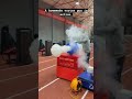 Homemade vortex gun in action 🌪️🌀🔫