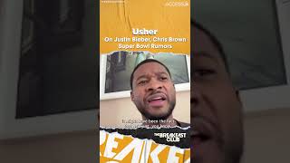 Usher Confirms He &amp; Justin Bieber Discussed Super Bowl #shorts