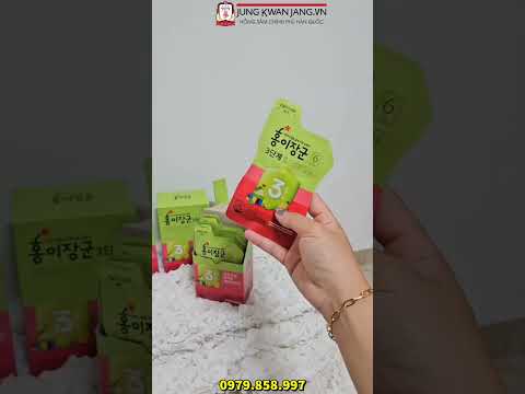 [Mở Hộp] Nước Hồng Sâm Trẻ Em Jung Kwan Jang (정관장) Số 3 20ml x 30 Gói