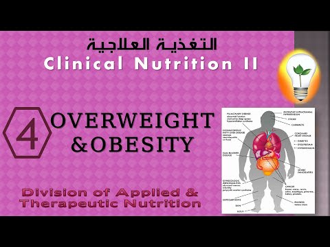 Clinical nutration ch 4 Nutrition in Weight Management obesity التغذية العلاجية للسمنة والنحافة