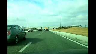 preview picture of video 'Driving on I-64/US 40 West in Chesterfield Valley, MO, USA: 01/31/13 at 10:30 AM CST / GMT 6 DST'
