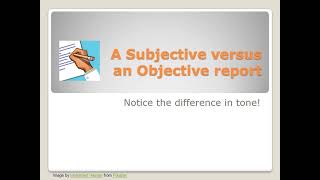 M7P2 Compare objective and biased reports 1