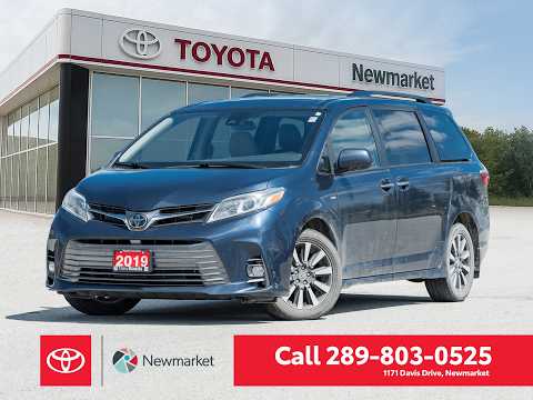 2019 Toyota Sienna XLE 7-Passenger AWD in Blue for sale at Newmarket Toyota in Newmarket, ON