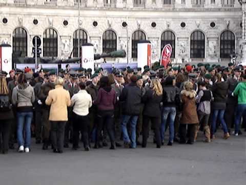 Wien Hofburg Heldenplatz Nationalfeiertag Dance versão longa