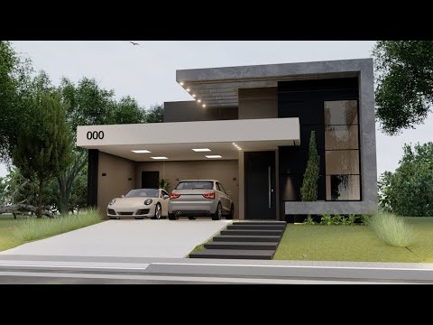 Projeto Casa Térrea 10x30 183 m² moderna