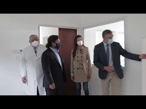 Sáenz inauguró en el hospital Oñativia una nueva ala para Enfermería y servicios generales