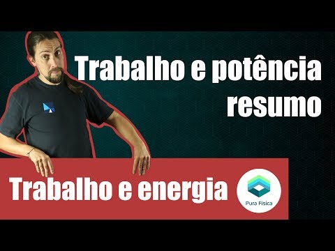 Extensivo Pura Física - Trabalho e potência: resumo