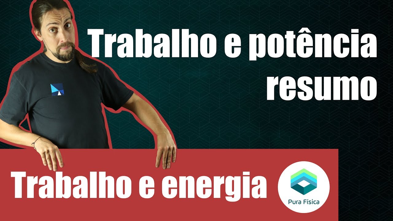 Extensivo Pura Física - Trabalho e potência: resumo