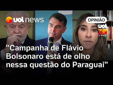 Campanha de Flávio Bolsonaro usará fala sobre Paraguai contra Lula | Letícia Casado