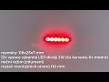 Modro-červený LED predátor 12/24V - 12x 3W / 12 režimů výstražného blikání / ECE R10 (118 x 25 x 7 mm) - Video Youtube