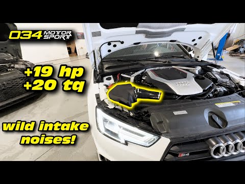 Intake Install! 034 Motorsport P34 Cold Air Intake Install For My B9 Audi S4
