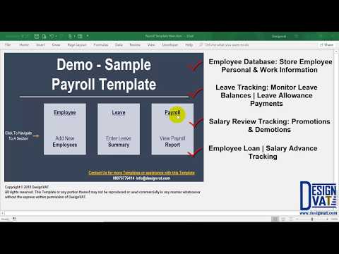 Nigerian PAYE Calculator [Payroll Excel Spreadsheet] - Part 1