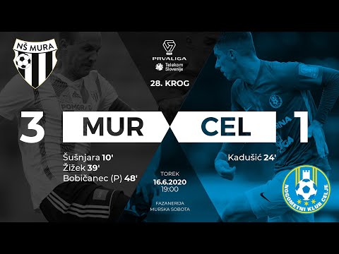 28.krog: Mura - Celje 3:1 ; Prva liga Telekom Slovenije 2019/2020