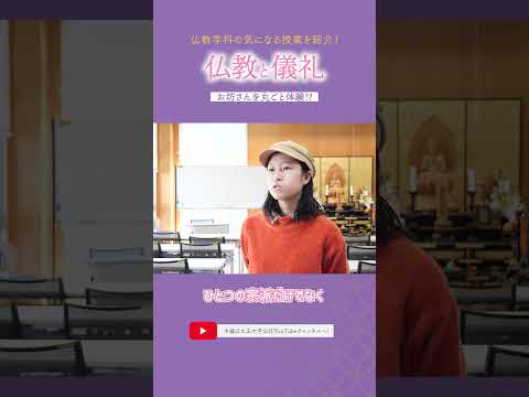 お坊さんを丸ごと体験できる⁉ #仏教 #仏教学科 #大正大学