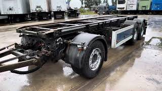 GS Meppel 3 AS Kiepende containeraanhangwagen container chassis trailer for sale - Image 4 | Autoline GB GS Meppel 3 AS Kiepende containeraanhangwagen container chassis trailer | Image 4 - Autoline
