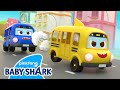 Baby Shark S Wheels On The Bus Baby Shark Toy Car 3D Car Songs Baby Shark Official