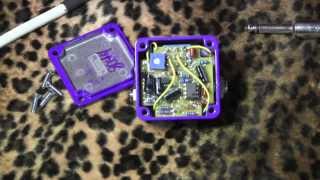 Video thumbnail for Henretta Purple OCTopus Octave Up micro pedal demo with VOS ES-335 by gearmanndude