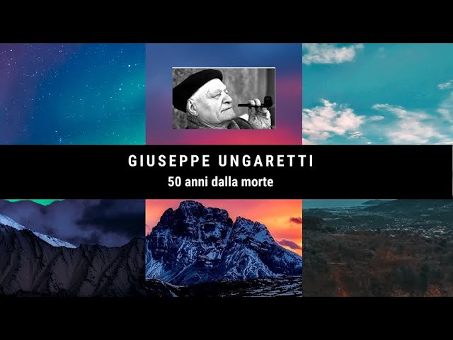 Video Uitspraak van Giuseppe Ungaretti in Italiaans