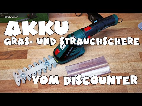 Hands on: Lidl - PARKSIDE® Akku-Gras- und Strauchschere PGSA 4
