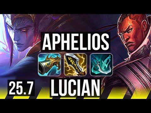 APHELIOS & Milio vs LUCIAN & Braum (ADC) | 8/2/7, 700+ games | KR Challenger | 25.7