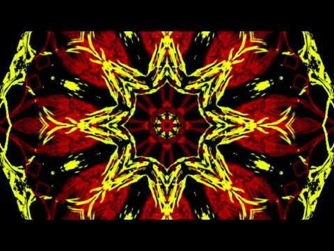 Club Visuals - Kaleidoscope Red Yellow