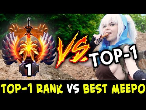 TOP-1 Rank vs BEST Meepo on Dotabuff — Paparazi vs inK-