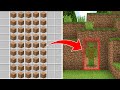How to build a 100% INVISIBLE Door In Minecraft!