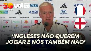 DESCHAMPS DIZ QUE FRANÇA TEM 'DEVER' DE DISPUTAR 3º LUGAR A SÉRIO, MESMO SEM QUERER JOGAR