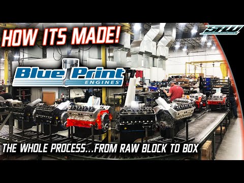 BluePrint Engines Factory Full Tour & Behind The Scenes: How Does a Crate Engine Get Made?