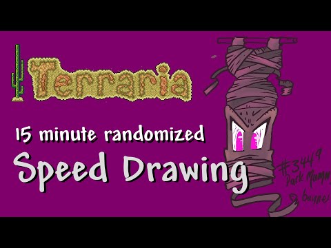 Terraria 15min QuickDraw #3 – Dark Mummy Banner