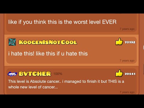 If I find a positive comment, the video ends - Square Adventure Geometry Dash