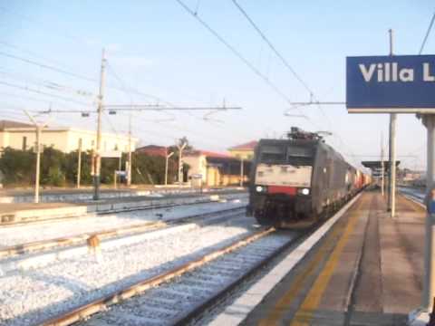 Il saluto della E189 con il suo TCS 57072 per Verona