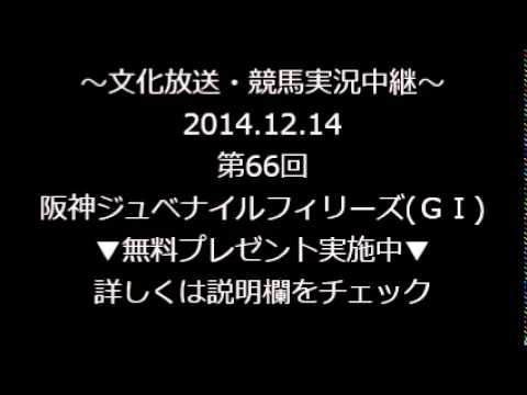 2014.12.14 第66回 阪神ジュベナイルフィリーズ(ＧＩ)～文化放送競馬中継～