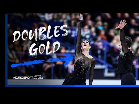 Charlene Guignard and Marco Fabbri Edge Out British Pair to Win Gold! | Eurosport