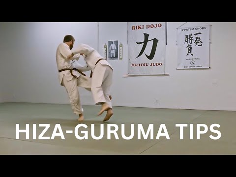 Hiza-Guruma Tips | Riki Judo Dojo — judo technique demonstration
