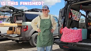 I FELL out of my Honda Element Rooftop Tent ~ Now I need a Trap Door!