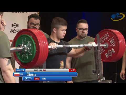 Men SJr 93-120+kg &  Men Jr 59-66kg - European Equipped Powerlifting Championships 2024