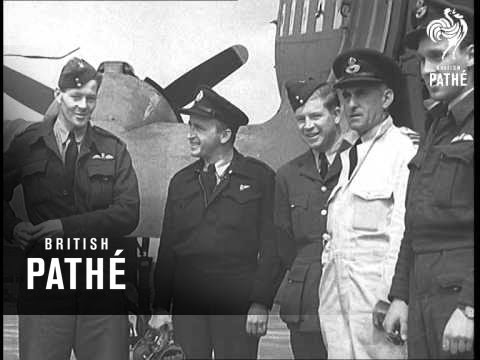 First Glider Train Crosses Atlantic (1943)