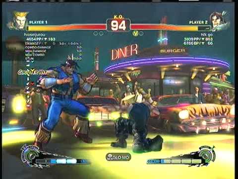SSF4AE:  Guile (hioseijurou)  vs.  T.Hawk (hlk go)       SD