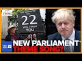 Benny Hill Music PLAYS Outside UK PARLIAMENT, Is Boris Johnson A CLOWN? Tom Rogan Discusses