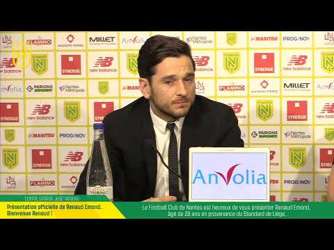 Replay : présentation officielle de Renaud Emond