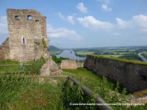 Sehenswürdigkeiten in der Oberpfalz Ausflugsziele Donaustauf Walhalla und Burgruine