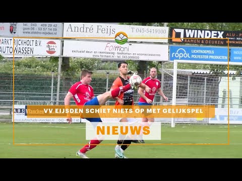 VV Eijsden schiet niets op met gelijkspel