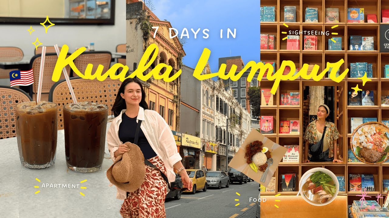 KUALA LUMPUR 7 days vlog 🇲🇾 (w/ prices) street food, coffee hopping, shopping, where to stay