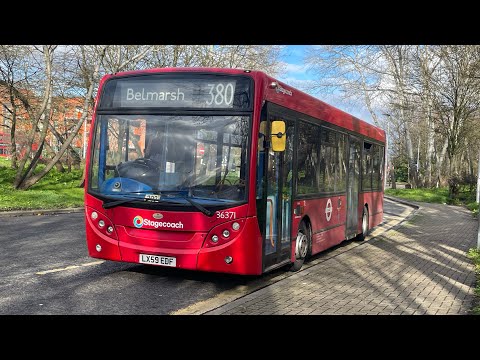 Kickdown + Holding Gears | Stagecoach London | 36371 LX59EDF | Route 380